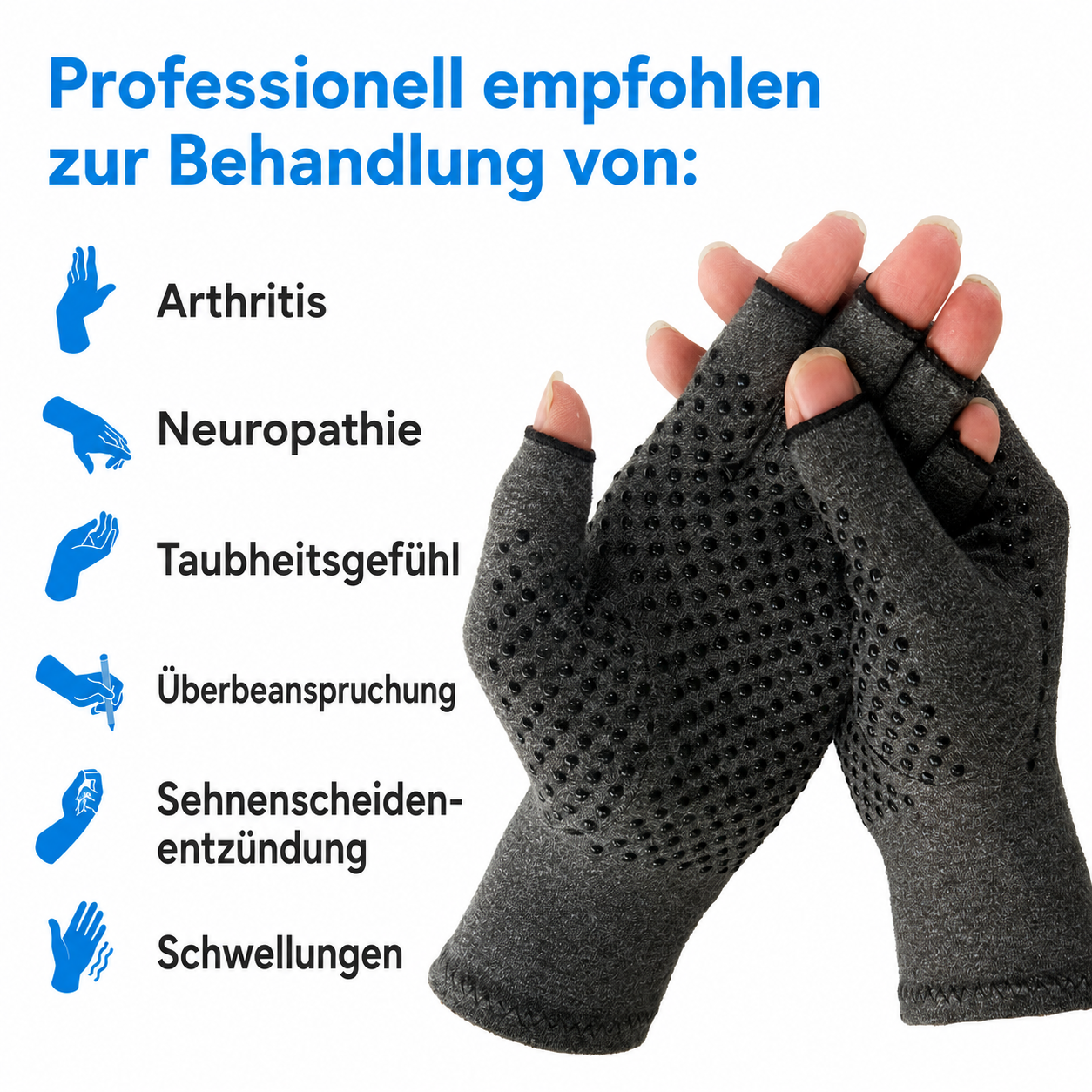 Orthomedy OrthoGloves - Natural Hand Pain Relief